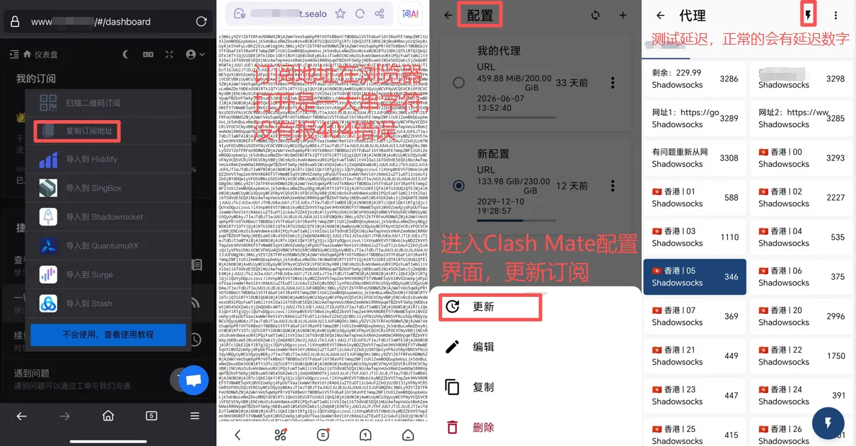 Clash Meta检查订阅、配置是否正常